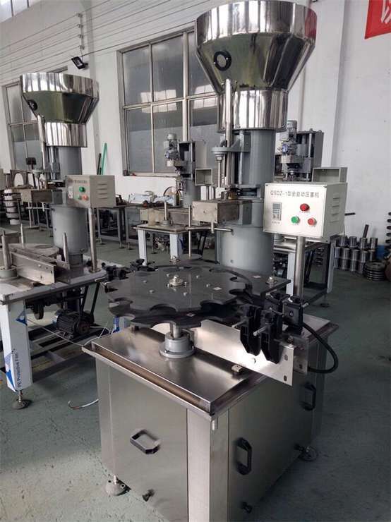 wood fork capping machine